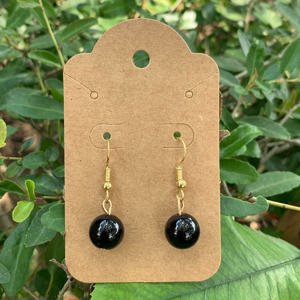 Black Jasper earrings